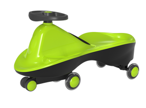 Joybay Sports Series LED wheeled swing car ——Apple Green, come Fully Assembled!