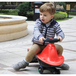Joybay Sports Series LED wheeled swing car ——Passion Red, come Fully Assembled!