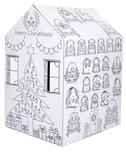 Advent Calendar Color your own playhouse