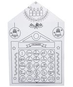 Advent Calendar Color your own playhouse