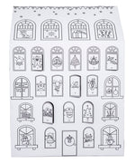 Advent Calendar Color your own playhouse