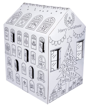 Advent Calendar Color your own playhouse