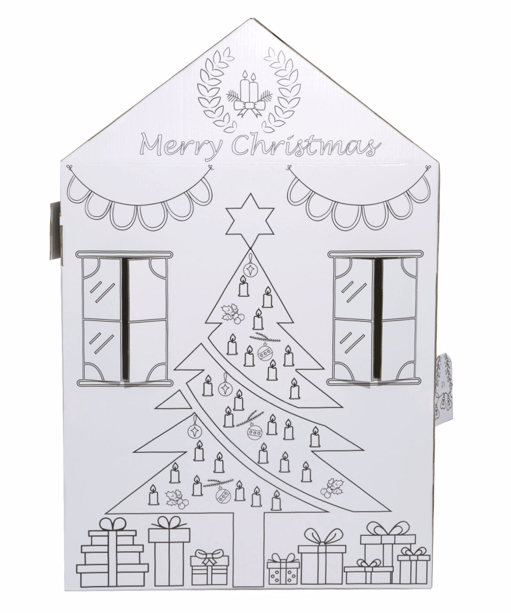 Advent Calendar Color your own playhouse