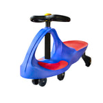 Joybay Blue Grand Air Horn Swing Car Ride on Toy