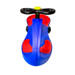 Joybay Blue Grand Air Horn Swing Car Ride on Toy