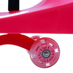 Joybay Pink Deluxe Voice Recorder Swing Car Ride on Toy with LED-Wheels