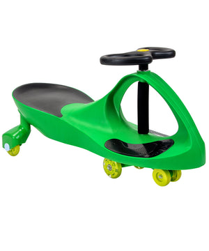 Joybay Grass Green Premium LED-Wheel Swing Car Ride on Toy