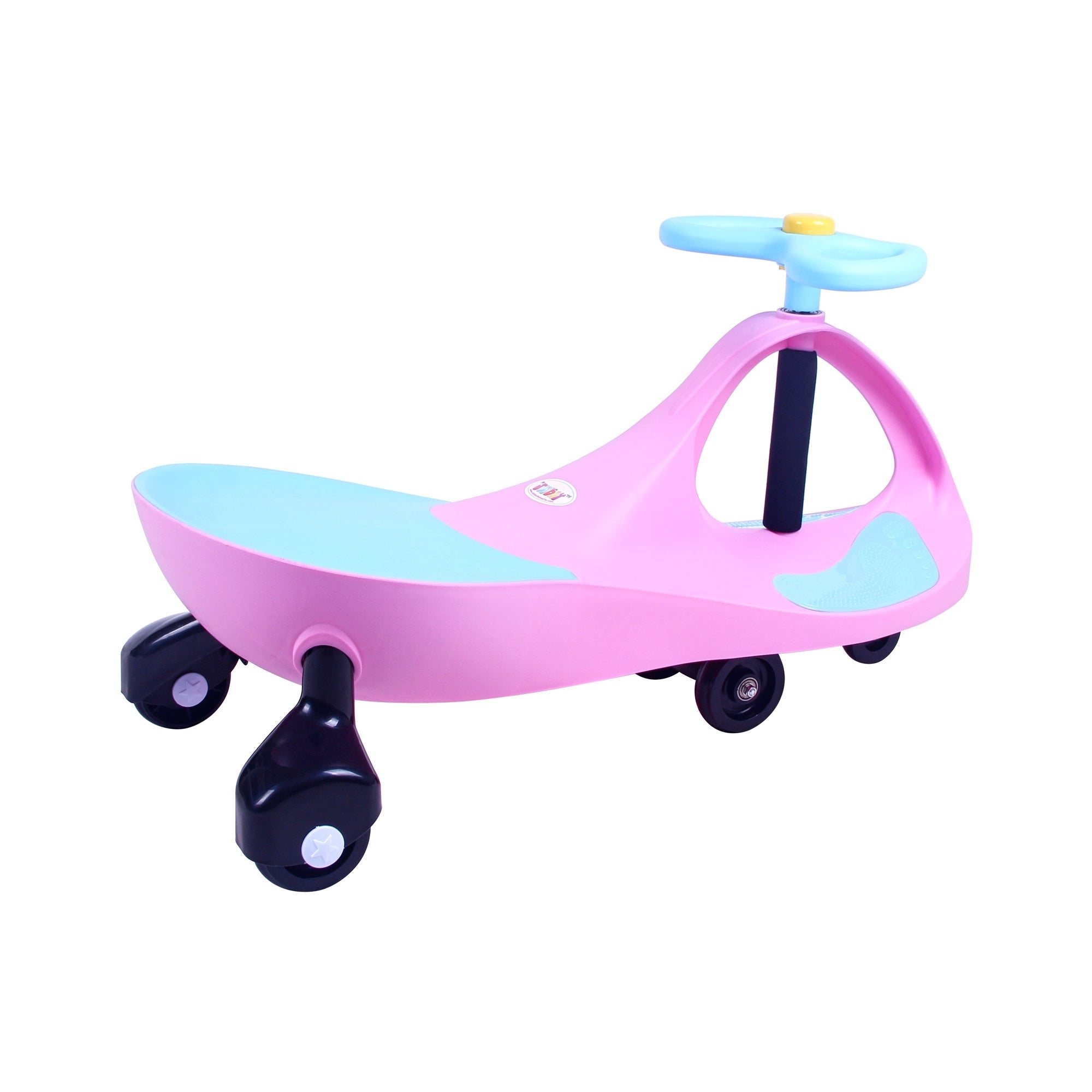 Joybay Pink Fairy Grand Air Horn Swing Car Ride on Toy
