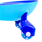 Joybay Sky Blue Deluxe Voice Recorder Swing Car Ride on Toy with LED-Wheels