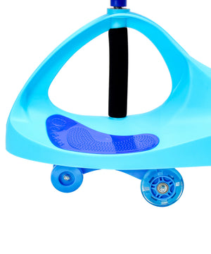 Joybay Sky Blue Premium LED-Wheel Swing Car Ride on Toy