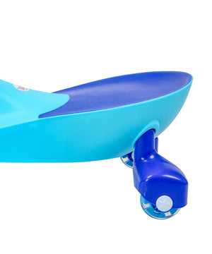 Joybay Sky Blue Premium LED-Wheel Swing Car Ride on Toy