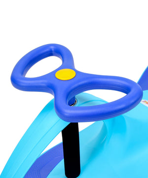 Joybay Sky Blue Premium LED-Wheel Swing Car Ride on Toy