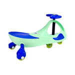 Joybay Lime Green Premium LED-Wheel Swing Car Ride on Toy