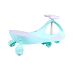 Joybay Mint Green Premium LED-Wheel Swing Car Ride on Toy