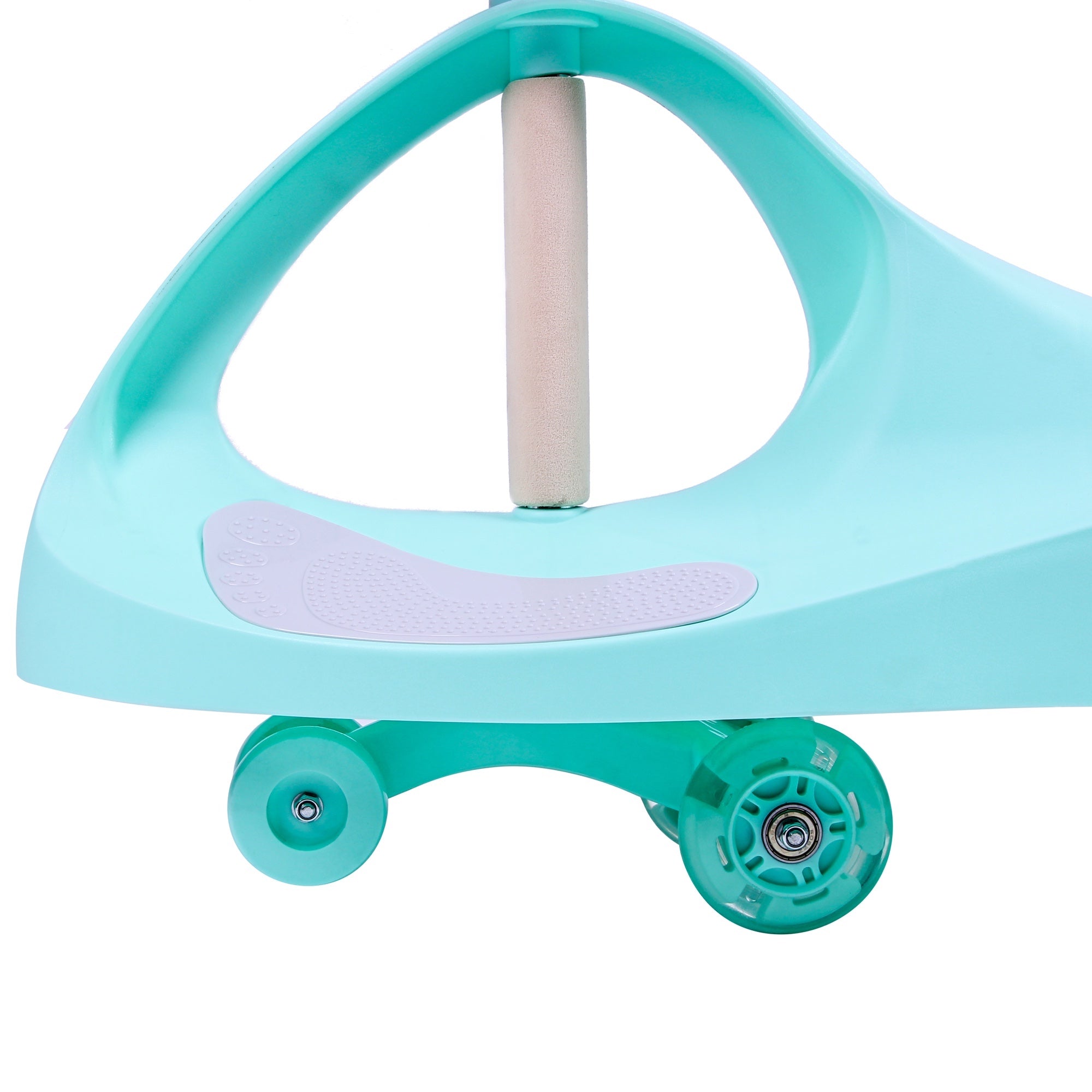 Joybay Mint Green Premium LED-Wheel Swing Car Ride on Toy