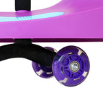 Joybay Grape & Turquoise Premium LED-Wheel Swing Car Ride on Toy