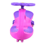 Joybay Bubblegum & Lilac Premium LED-Wheel Swing Car Ride on Toy