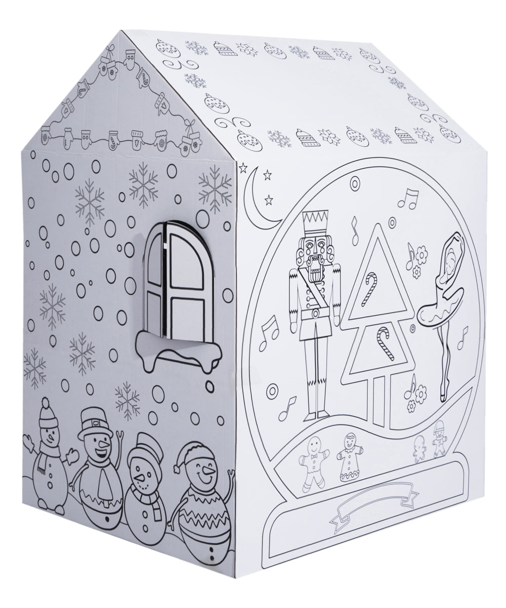 Christmas Wonderland Color your own playhouse