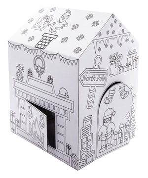 Santa is Coming Color your own playhouse