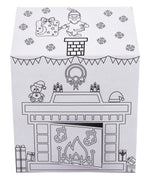 Santa is Coming Color your own playhouse