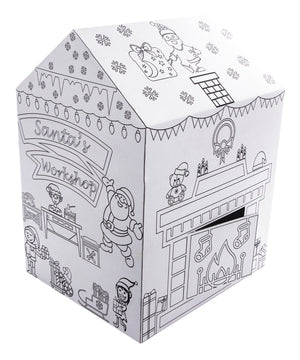 Santa is Coming Color your own playhouse