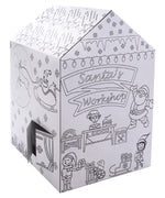 Santa is Coming Color your own playhouse