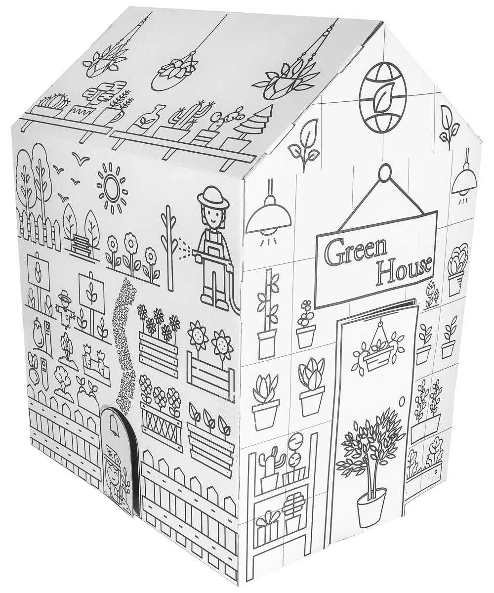 Welcome to my Garden Color Your Own Playhouse