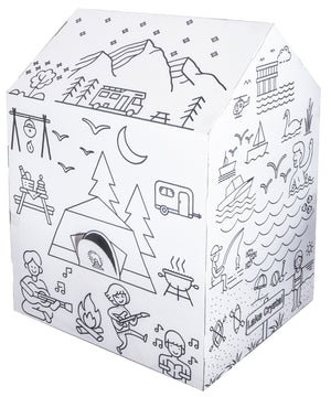 My Camping Adventure Color your own Playhouse